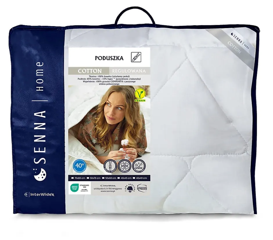 Senna Home Oreiller 70x70 COTTON 1000g Outlet