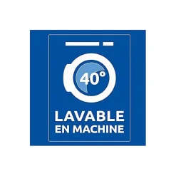 Bleu Calin Oreillers 60 x 60 cm Lot de 2 Anti acariens traité ESSENTIAL Best