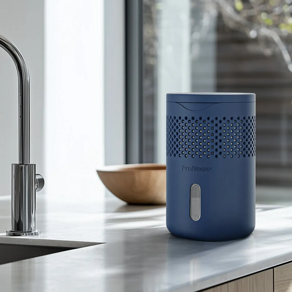 Pro Breeze Osmo Déshumidificateur 1,3L avec pastille de 700g - Bleu