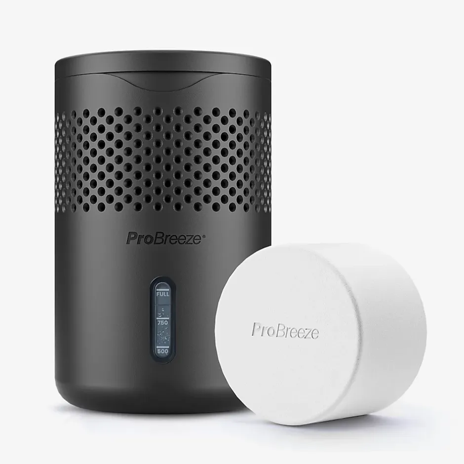 Pro Breeze Osmo Déshumidificateur 1,3L avec pastille de 700g - Noir Clearance