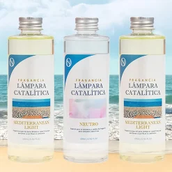 Mamamanuela Pack économique 3 parfums pour lampe catalytique : 2 parfums Mediterranean Light + nettoyant neutre Discount