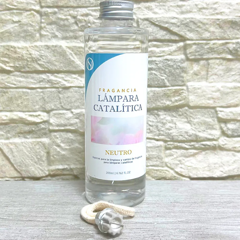 Mamamanuela Pack économique de nettoyage de lampe catalytique 100 ml : 2 petites mèches de rechange + 200 ml de nettoyant neutre