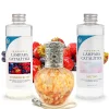 Mamamanuela Pack économique Lampe Catalytique Drops Orange + Parfum Summer Fruits (500 ml) + Nettoyant Neutre (200 ml) + Mèche de Rechange