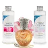 Mamamanuela Pack économique Lampe Catalytique Orange Waves + Parfum Lollipop (200 ml) + Nettoyant Neutre (200 ml) + Mèche de Rechange