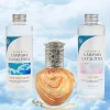 Mamamanuela Pack économique Lampe Catalytique Orange Waves + Parfum Cotton Clean (200 ml) + Nettoyant Neutre (200 ml) + Mèche de Rechange