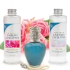 Mamamanuela Pack économique Lampe Catalytique Aqua Marina + Parfum Bed of Roses (200 ml) + Nettoyant Neutre (200 ml) + Mèche de Rechange