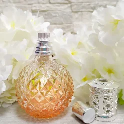 Mamamanuela Pack économique Lampe Catalytique Orange Diamonds + Parfum Provence Breeze (500 ml) + Nettoyant Neutre (200 ml) + Mèche Rechange New