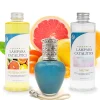 Mamamanuela Pack économique Lampe Catalytique Aqua Marina + Parfum Winter Citrus (200 ml) + Nettoyant Neutre (200 ml) + Mèche de Rechange