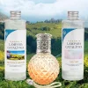 Mamamanuela Pack économique Lampe Catalytique Orange Diamonds + Provence Breeze (200 ml) + Nettoyant Neutre (200 ml) + Mèche de Rechange