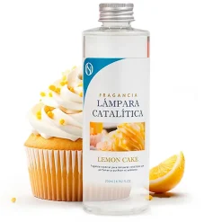 Mamamanuela Pack économique Lampe Catalytique Orange Waves + Parfum Lemon Cake (200 ml) + Nettoyant Neutre (200 ml) + Mèche de Rechange Discount