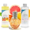 Mamamanuela Pack économique Lampe Catalytique Drops Orange + Parfum Winter Citrus (500 ml) + Nettoyant Neutre (200 ml) + Mèche de Rechange