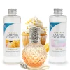 Mamamanuela Pack économique Lampe Catalytique Orange Diamonds + Parfum Lemon Cake (500 ml) + Nettoyant Neutre (200 ml) + Mèche de Rechange