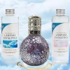 Mamamanuela Pack économique Lampe Catalytique Mosaïque de minuit + Parfum Cotton Clean (200 ml) + Nettoyant Neutre (200 ml) + Mèche Rechange