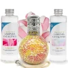 Mamamanuela Pack économique Lampe Catalytique Mosaïque Bicolore + Parfum Lollipop (200 ml) + Nettoyant Neutre (200 ml) + Mèche de Rechange