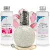 Mamamanuela Pack économique Lampe Catalytique Mosaïque Blanc + Parfum Lollipop (200 ml) + Nettoyant Neutre (200 ml) + Mèche de Rechange