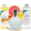 Mamamanuela Pack économique Lampe Catalytique Bleu Gris Mat + Parfum Winter Citrus (500 ml) + Nettoyant Neutre (200 ml) + Mèche de Rechange
