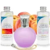 Mamamanuela Pack économique Lampe Catalytique Fuchsia Mat + Parfum Peach Velvet (200 ml) + Nettoyant Neutre (200 ml) + Mèche de Rechange