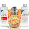 Mamamanuela Pack économique Lampe Catalytique Mosaïque Bicolore + Parfum Peach Velvet (500 ml) + Nettoyant Neutre (200 ml) + Mèche de Rechange