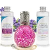 Mamamanuela Pack économique Mosaïque Fuchsia + Parfum Lavender Expression (500 ml) + Nettoyant neutre (200 ml) + Mèche de rechange