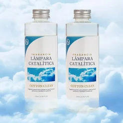 Mamamanuela Pack économique 2x Parfum pour lampe catalytique 200 ml : Arôme Cotton Clean - Profitez plus longtemps de votre parfum préféré