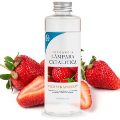 Mamamanuela Pack économique 3x Parfum pour lampe catalytique 200 ml : Arôme Wild Strawberry - Profitez plus longtemps de votre parfum préféré