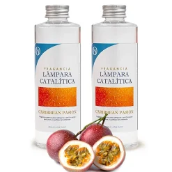 Mamamanuela Pack économique 2x Parfum pour lampe catalytique 500 ml : Arôme Caribbean Passion. Profitez plus longtemps de votre parfum préféré Discount