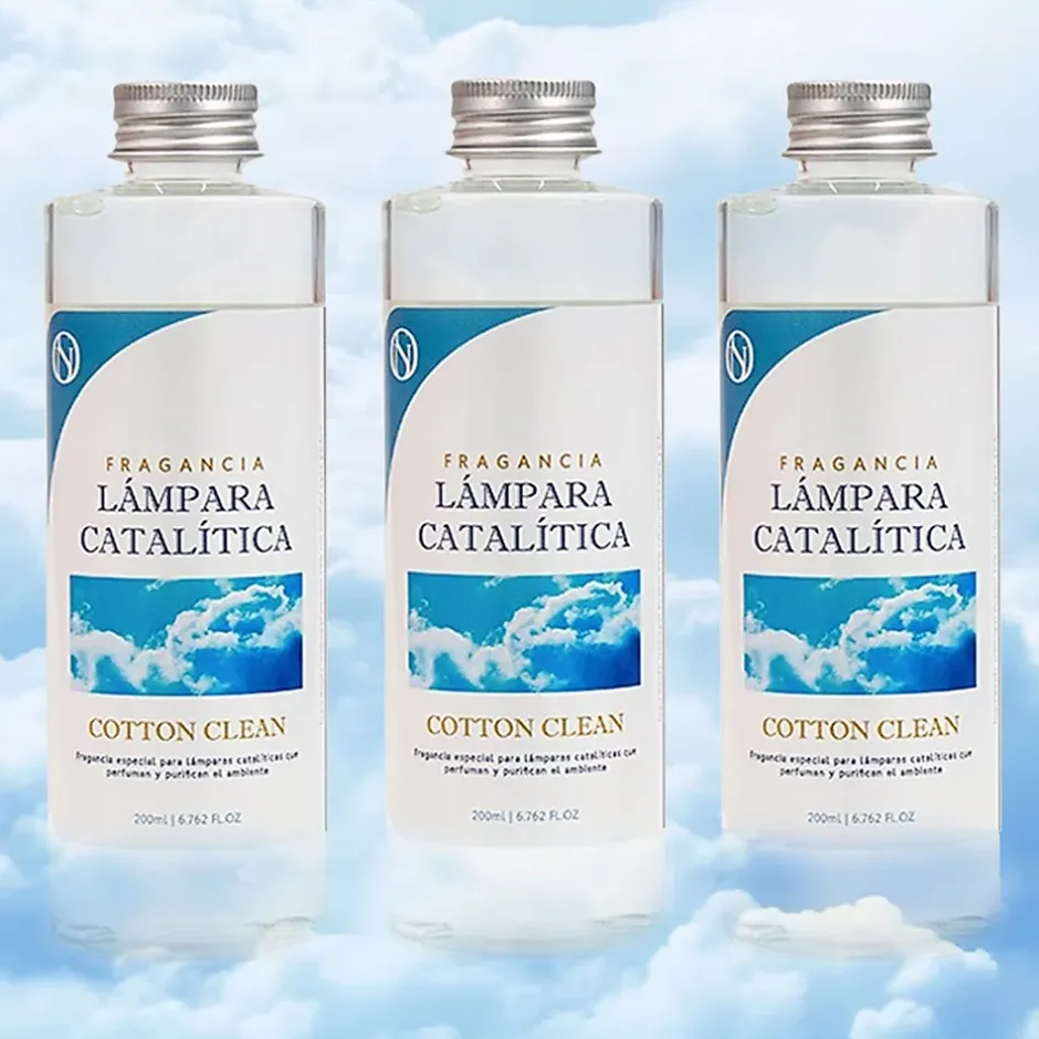 Mamamanuela Pack économique 3x Parfum pour lampe catalytique 500 ml : Arôme Cotton Clean - Profitez plus longtemps de votre parfum préféré Best