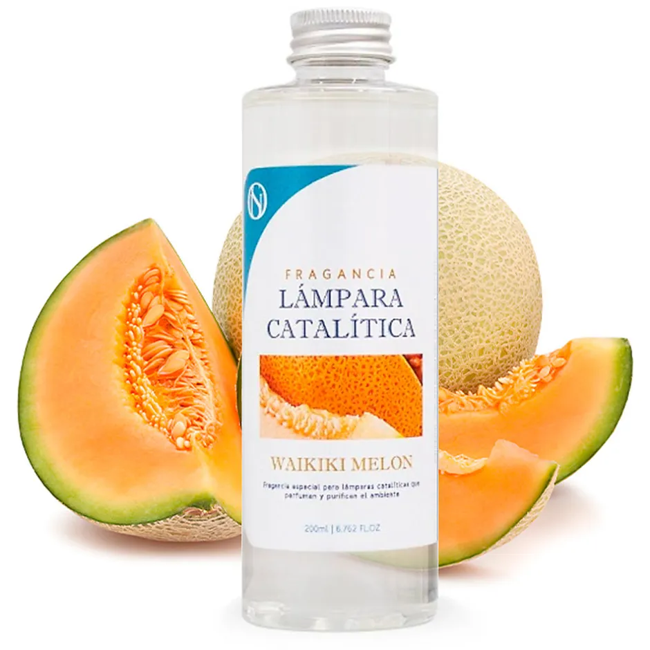 Mamamanuela Pack économique 3x Parfum pour lampe catalytique 200 ml : Arôme Waikiki Melon - Profitez plus longtemps de votre parfum préféré