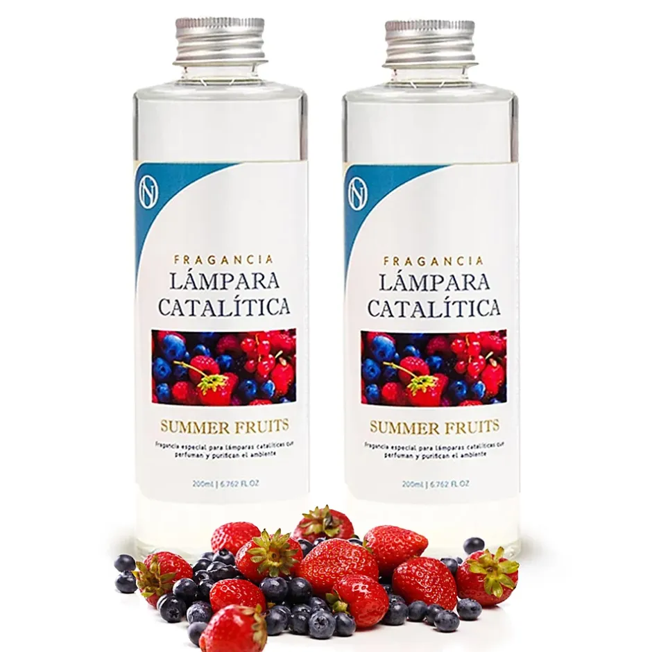 Mamamanuela Pack économique 2x Parfum pour lampe catalytique : Arôme Summer Fruits. Profitez plus longtemps de votre parfum préféré Hot