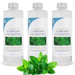 Mamamanuela Pack économique 3x Parfum pour lampe catalytique 500 ml : Arôme Mountain Mint - Profitez plus longtemps de votre parfum préféré Clearance