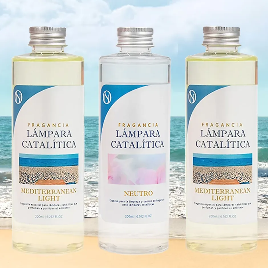 Mamamanuela Pack économique 3x Parfums pour Lampe Catalytique : 2 Arômes Mediterranean Light 500 ml + Nettoyant Neutre 200 ml Online