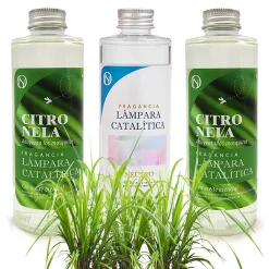 Mamamanuela Pack économique 3x Parfums pour lampe catalytique : Arôme Citronnelle 500 ml + Nettoyant neutre 200 ml Online