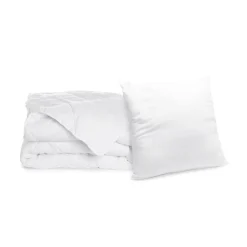 Bleu Calin Pack Couette chaude 140x200cm + Oreiller moelleux 60x60cm LAVABLE A 95 C