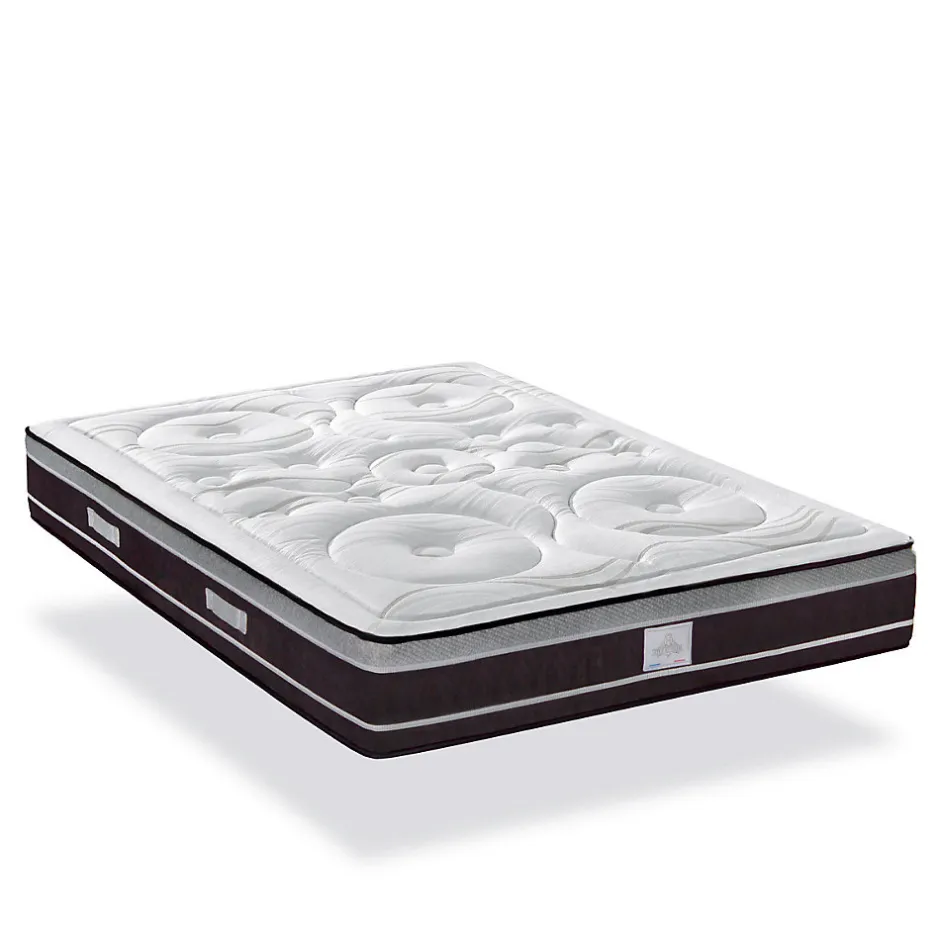 Hypsom Pack Divin 90x200 cm Matelas Ressorts + Sommier Bois + Accessoires