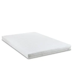 Olympe Literie Pack Egio 160x200 cm Matelas Mousse + Sommier Bois + Accessoires