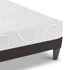 Olympe Literie Pack Eupraxie 90x190 cm Matelas Mousse + Sommier Bois + Accessoires