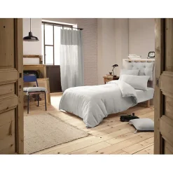 L'Effet Papillon Pack housse de couette "Gaïa" toutes dimensions "Gaze de Coton" - Gaïa Nuage - Pack 3 Pièces pour lit 90 x 190 cm (1 Housse de cou New