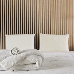 Olympe Literie Pack Intuition 90x190 cm Matelas Mousse + Sommier Métal + Accessoires