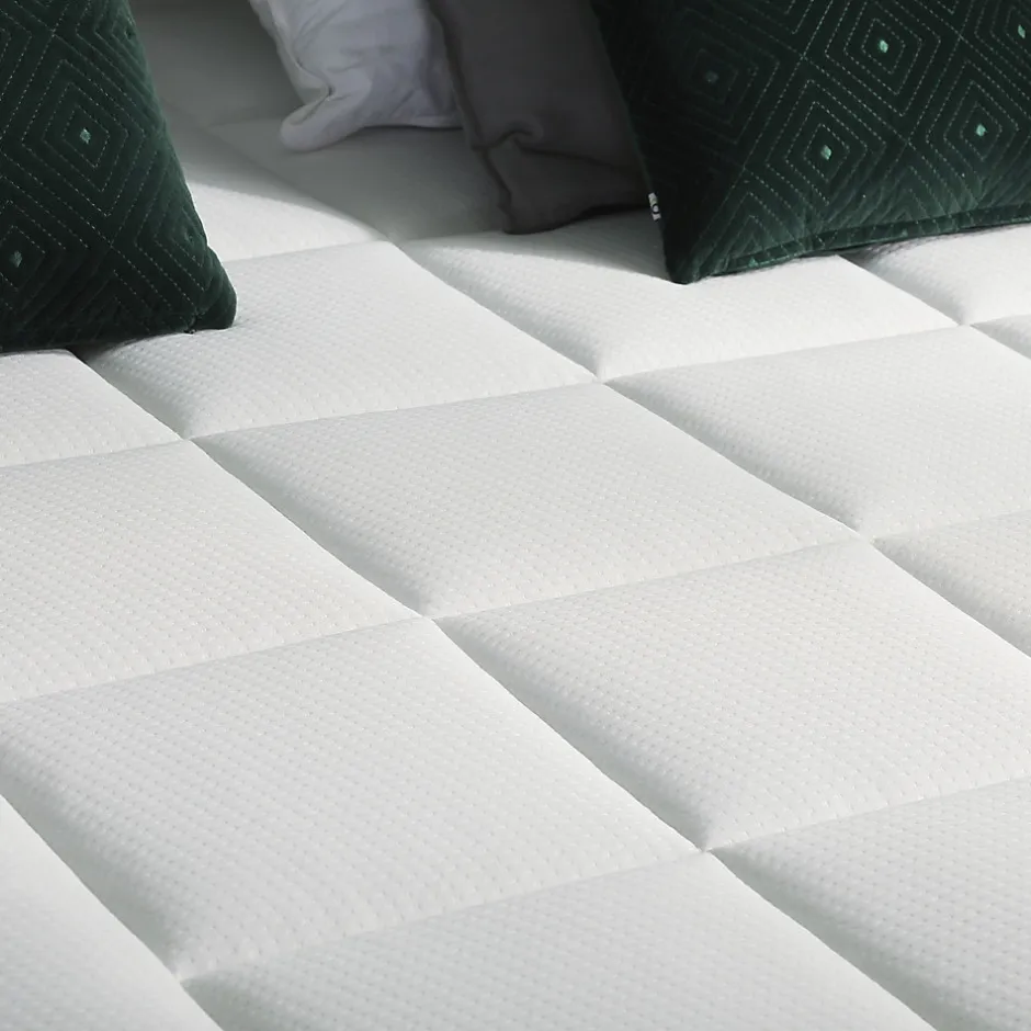 Idliterie Pack matelas ressort 7 zones sommier oreiller couette 2x80x200