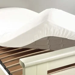 L'Effet Papillon Pack parure de couette 260x240 cm So natural + drap housse 160x200 Blanc