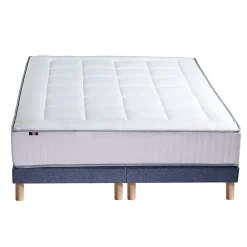 Idliterie Pack ressort 7 zones mémoire forme sommier couette oreiller 180x200 Outlet