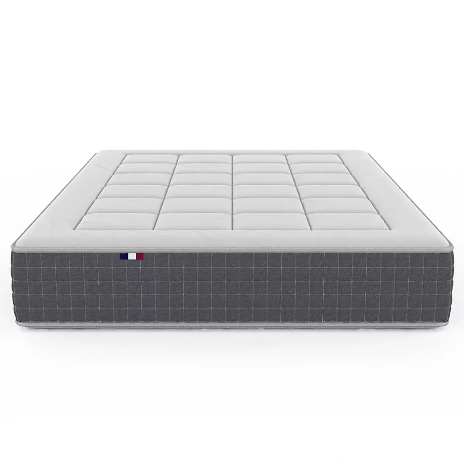 Idliterie Pack ressort 7 zones sommier couette oreiller 140x190 New