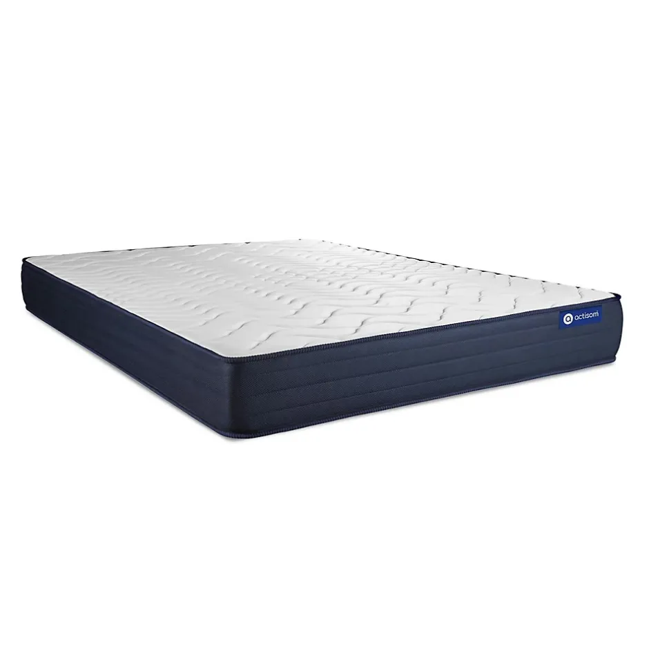Actisom Pack sommier kit matelas Mémoire de forme avec couette et oreillers
