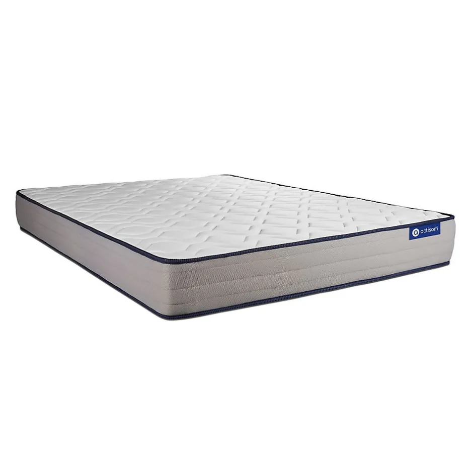 Actisom Pack sommier kit matelas Mémoire de forme avec couette et oreillers