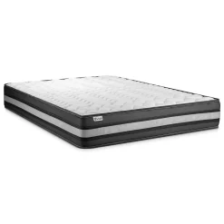 Vitalit Pack sommier kit matelas Mousse polyuréthane à mémoire de forme avec couette et oreillers