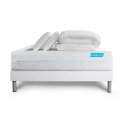 Bodycare Pack sommier kit matelas Mémoire de forme avec couette et oreillers