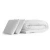Somness Pack sommier kit matelas Mémoire de forme avec couette et oreillers Discount