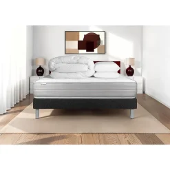 Vitalit Pack sommier kit matelas Mousse polyuréthane à mémoire de forme avec couette et oreillers