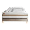 Marmottes & Co Pack sommier kit matelas Ressorts ensachés et mémoire de forme avec couette et oreillers Discount