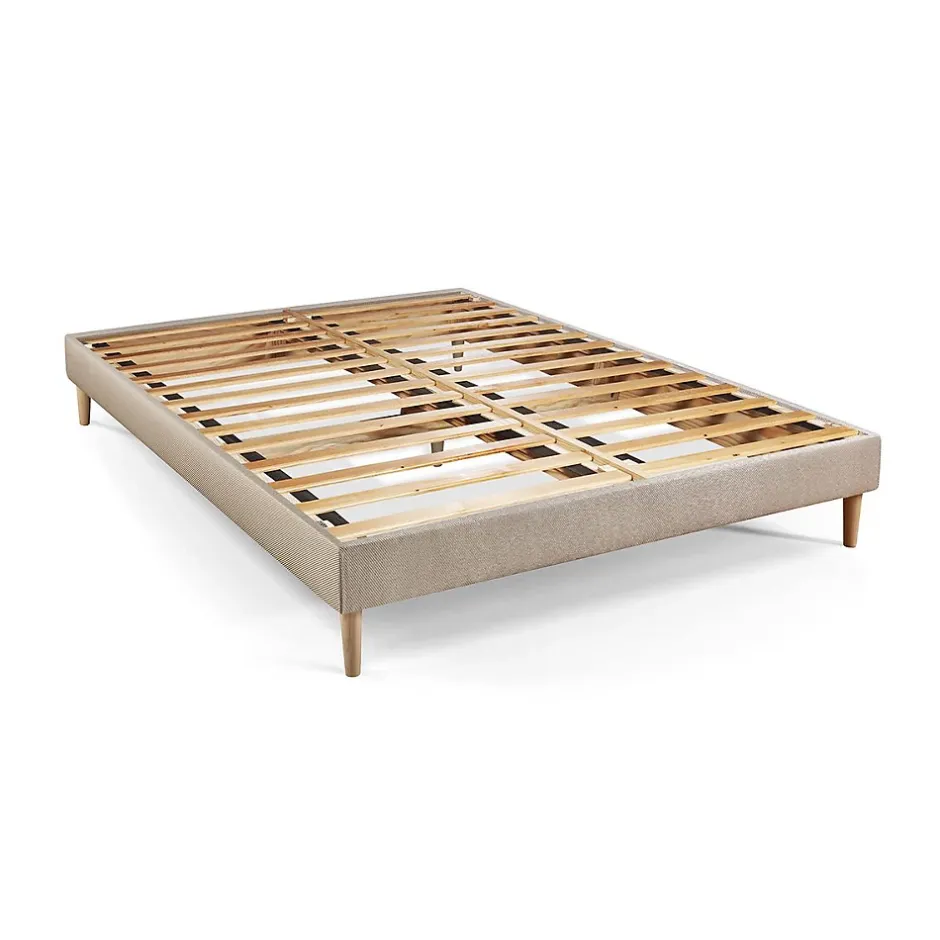 Marmottes & Co Pack sommier kit matelas Ressorts ensachés et mémoire de forme avec couette et oreillers Discount